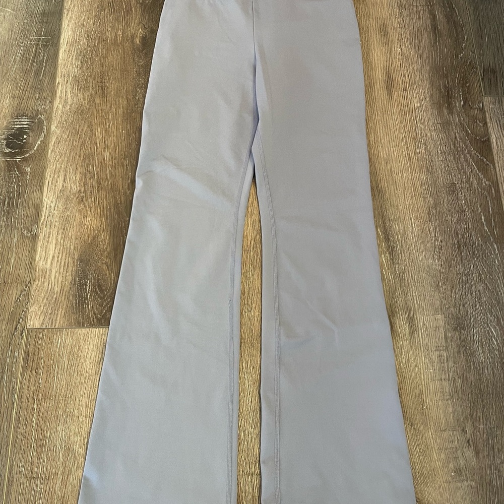 Fabletics Light Blue Flared Trousers Euc Size S - image 1